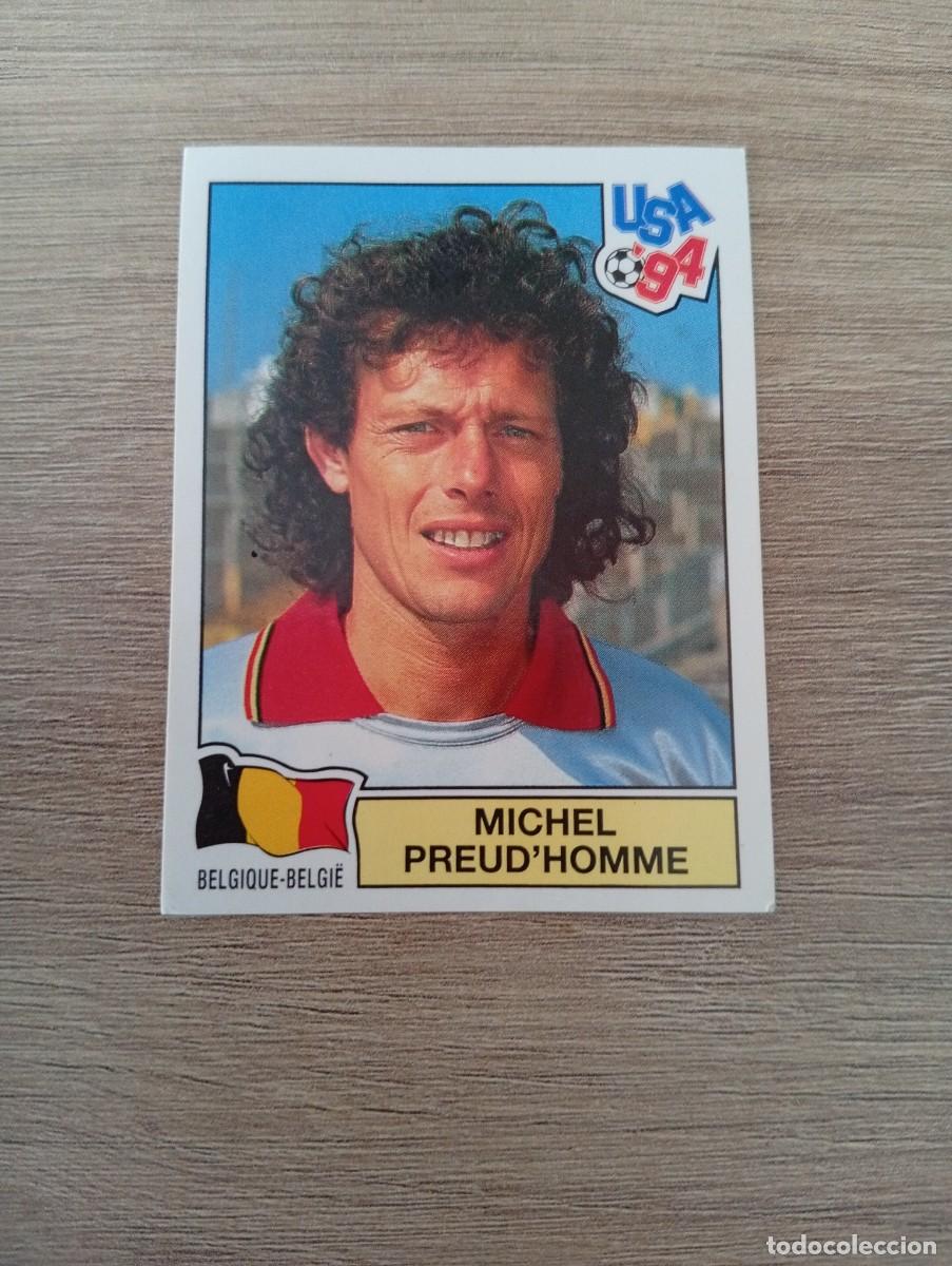 Cromos de f&uacute;tbol: MICHEL PREUD HOMME 378 BELGICA MUNDIAL USA 94 1994 SIN PEGAR NUNCA PEGADO