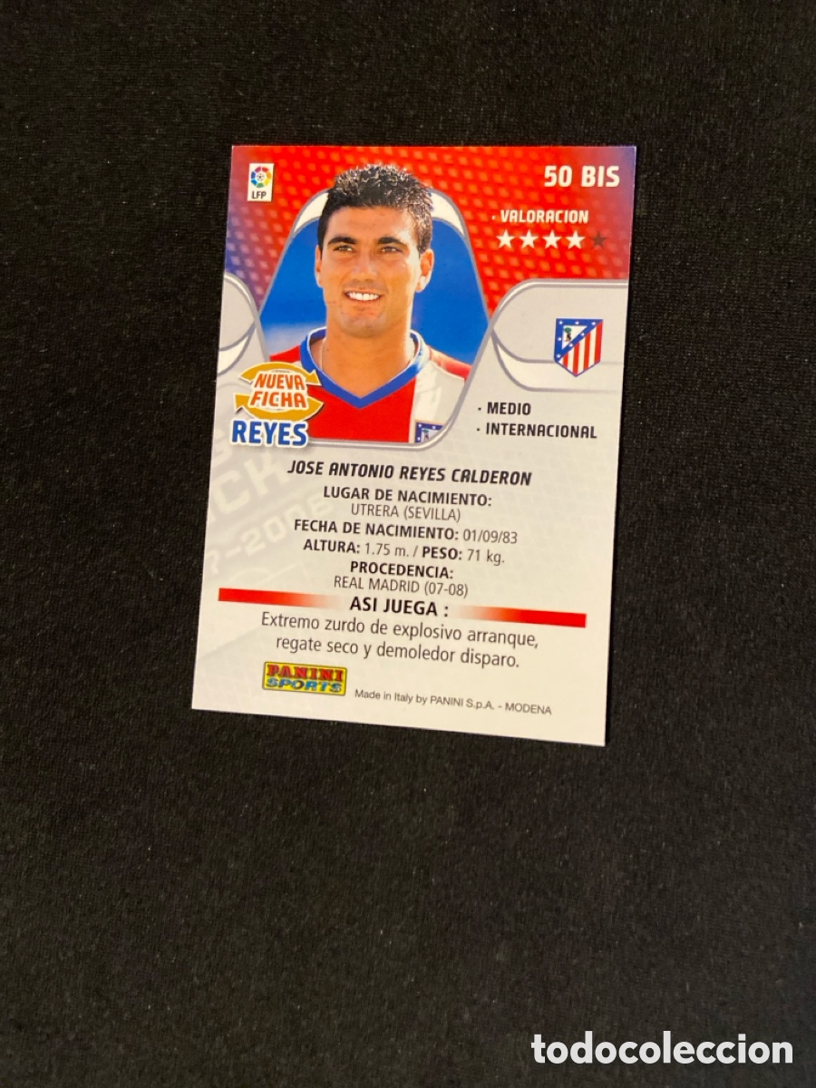 Cromos de f&uacute;tbol: REYES 50 BIS (ATL&Eacute;TICO MADRID) - Foto 2