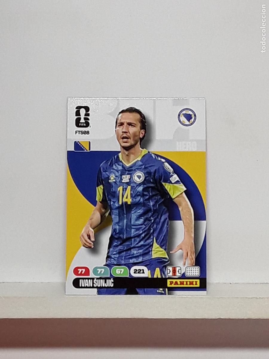 Cromos de f&uacute;tbol: ADRENALYN MUNDIAL 2026 WORLD CUP 26 ALBUM PANINI N FTS08 FTS8 FTS 08 BOSNIA IVAN SUNJIC