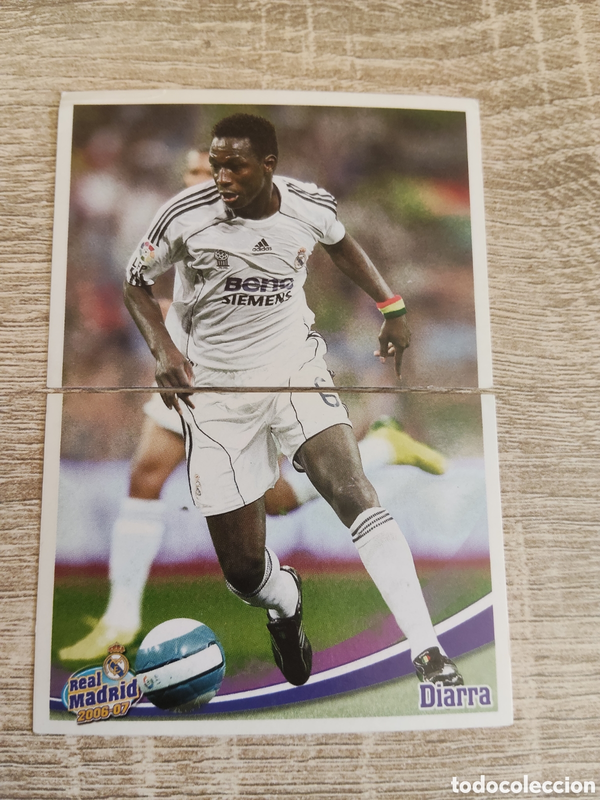 Cromos de f&uacute;tbol: Panini Real Madrid liga 2006 2007 06 07 98 y 99 Diarra