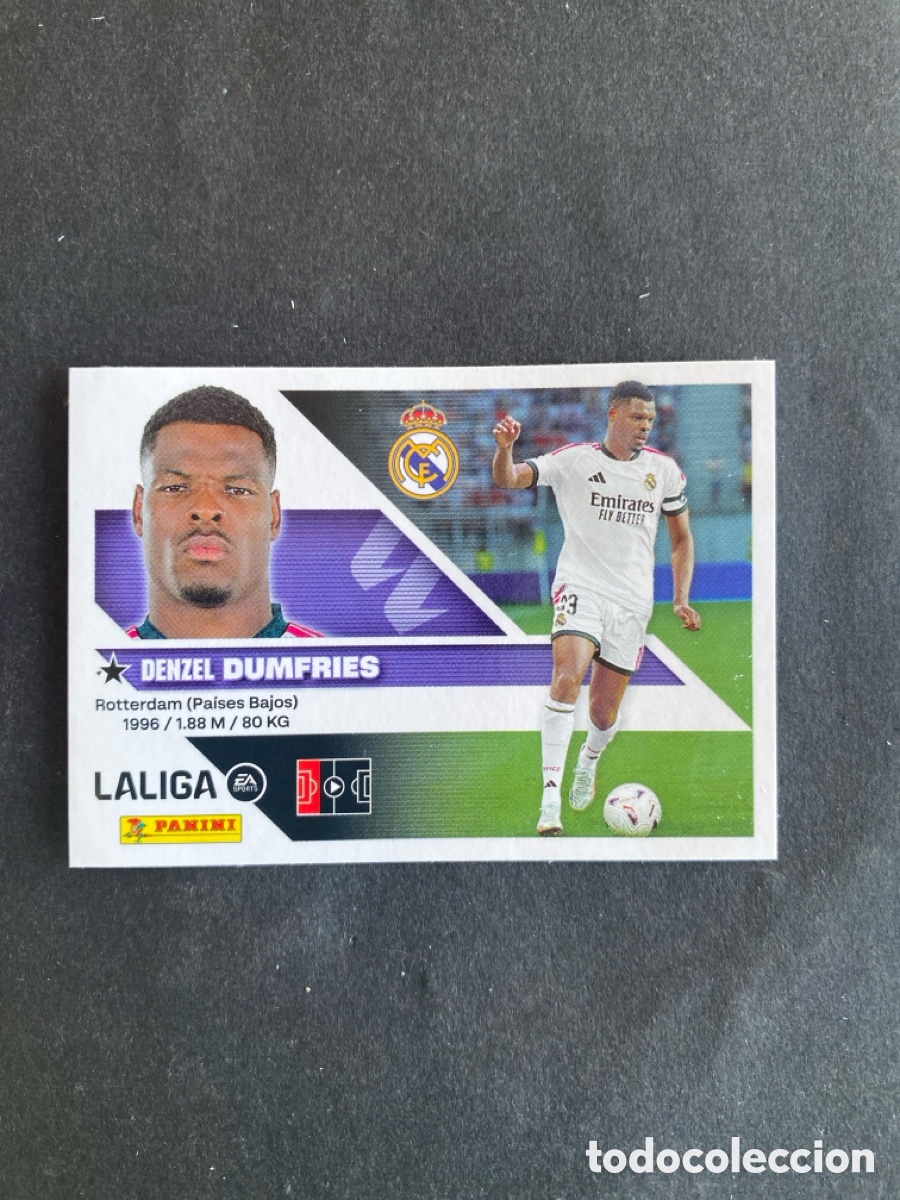 Cromos de f&uacute;tbol: Cromo liga 26/27 R Madrid N* 3 &uacute;ltimos fichajes