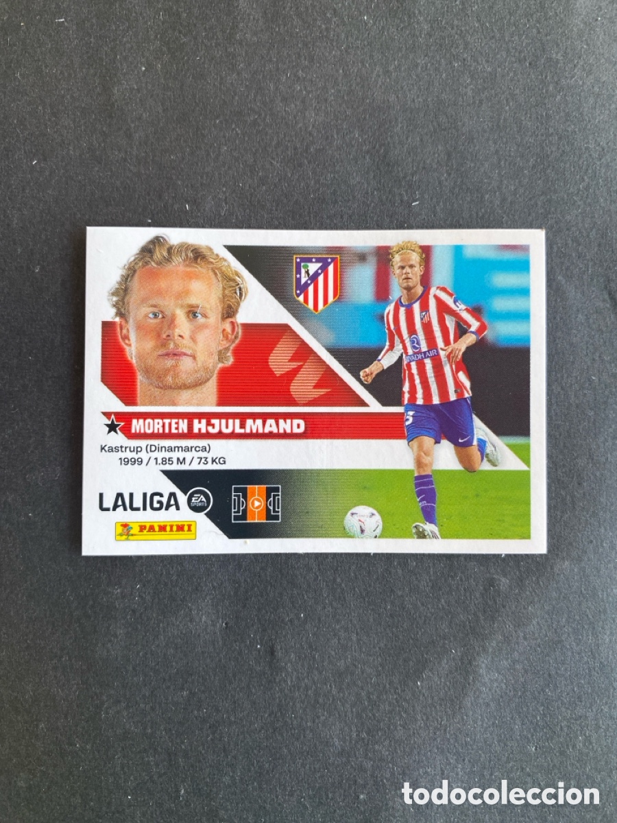 Cromos de f&uacute;tbol: Cromo liga 26/27 Atl&eacute;tico de Madrid N* 5 &uacute;ltimos fichajes