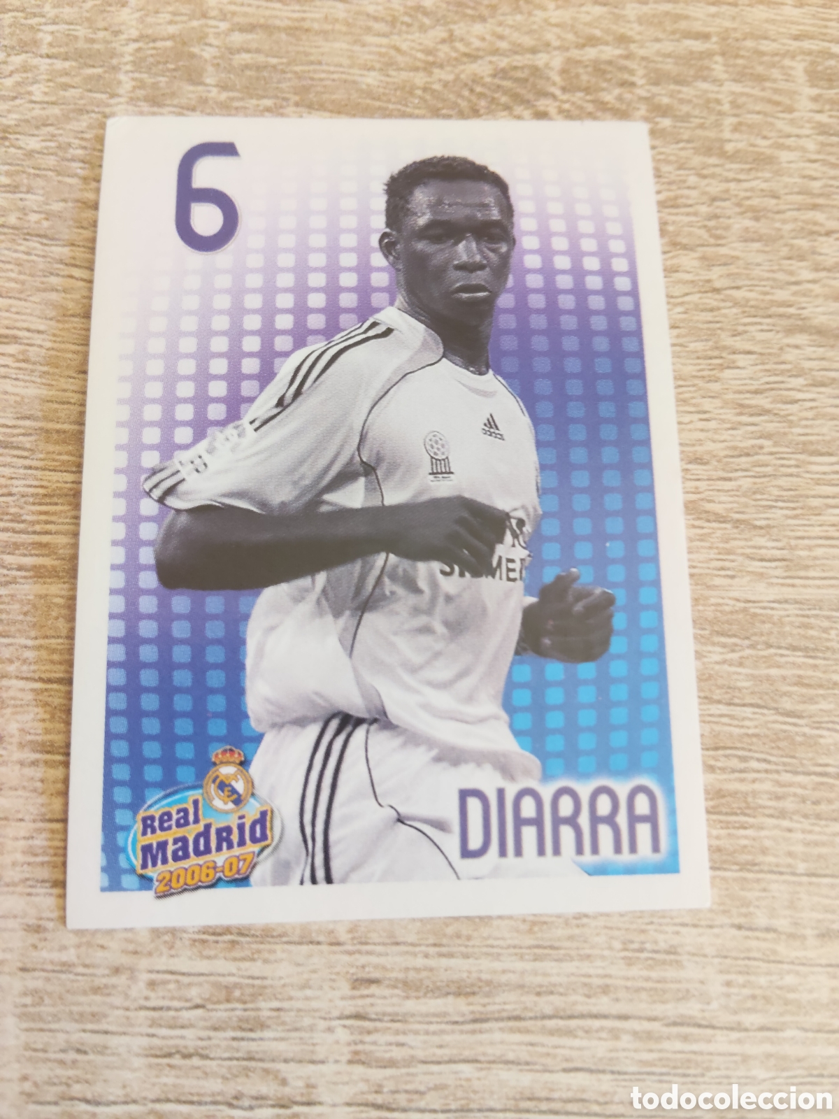 Cromos de f&uacute;tbol: Panini Real Madrid liga 2006 2007 06 07 102 Diarra