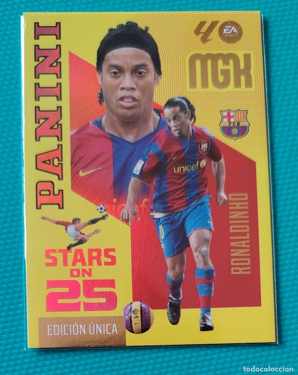 Cromos de f&uacute;tbol: MEGACRACKS 2026 / 27 - RONALDINHO - STARS ON 25 - EDICION UNICA - PANINI