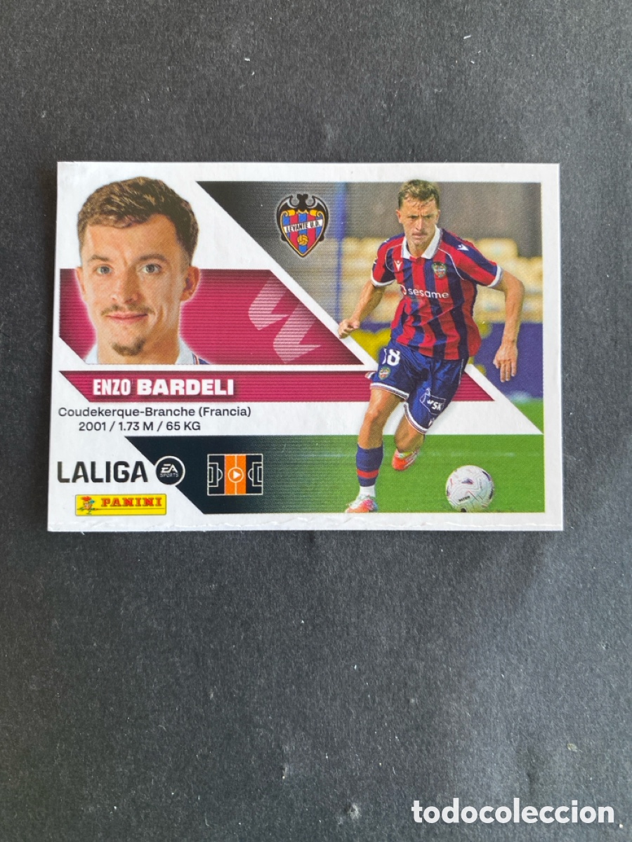 Cromos de f&uacute;tbol: Cromo liga 25/26 Levante N* 7 &uacute;ltimos fichajes
