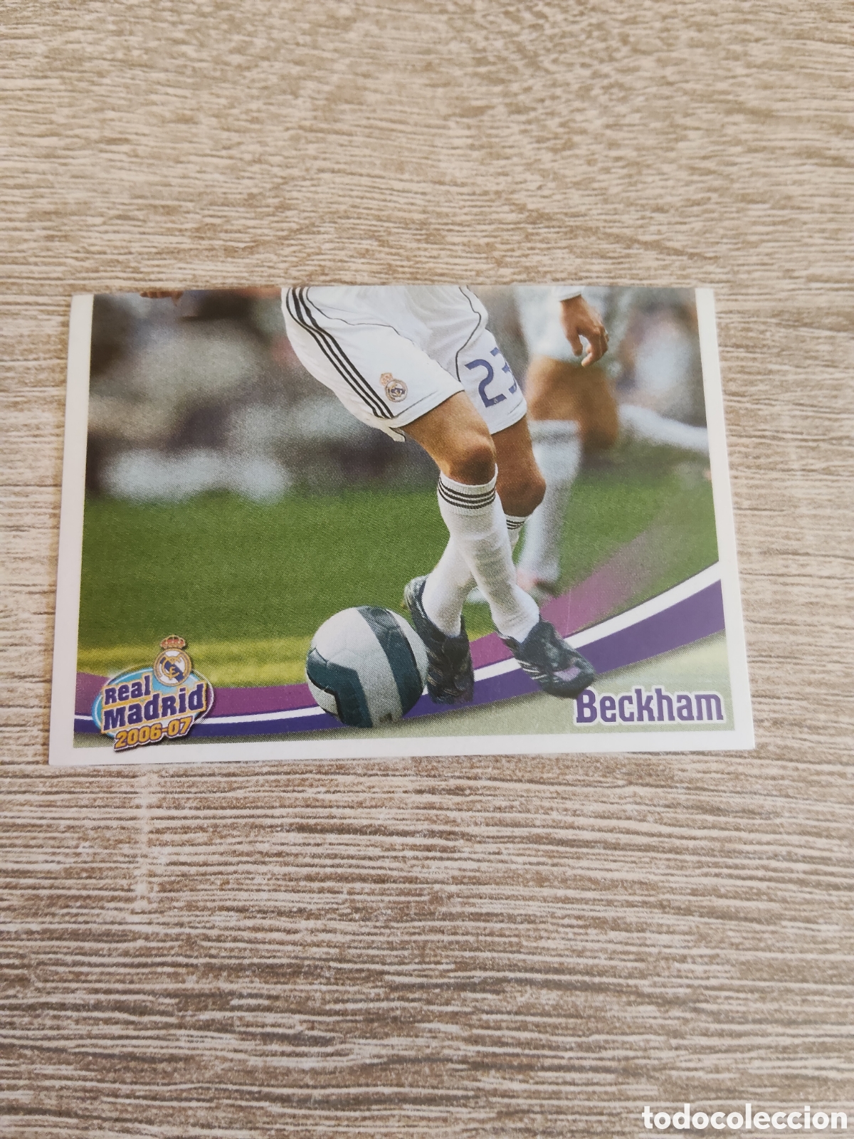 Cromos de f&uacute;tbol: Panini Real Madrid liga 2006 2007 06 07 205 Beckham