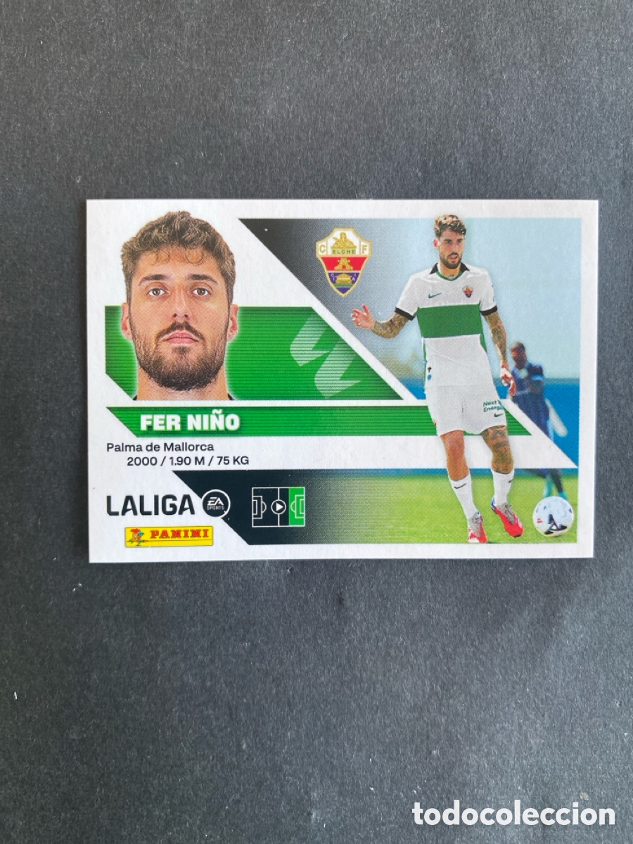 Cromos de f&uacute;tbol: Cromo liga 26/27 Elche N* 15 &uacute;ltimos fichajes