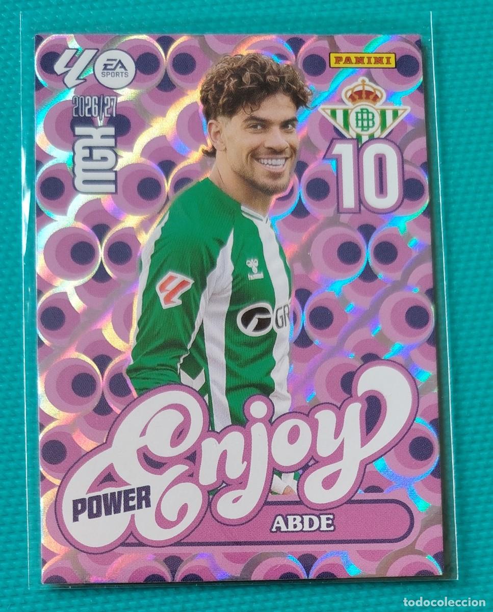 Cromos de f&uacute;tbol: MEGACRACKS 2026 / 27 - ABDE - ENJOY POWER - PANINI