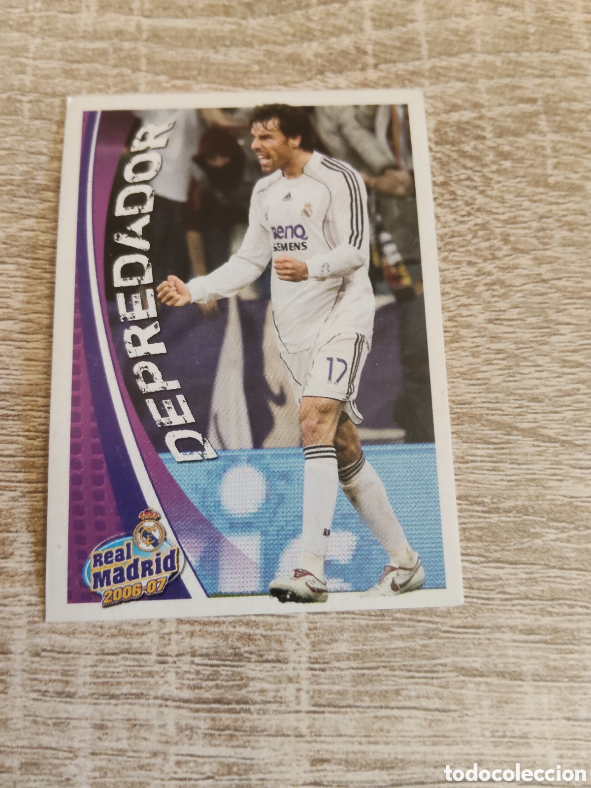 Cromos de f&uacute;tbol: Panini Real Madrid liga 2006 2007 06 07 154 Van Nistelrooy