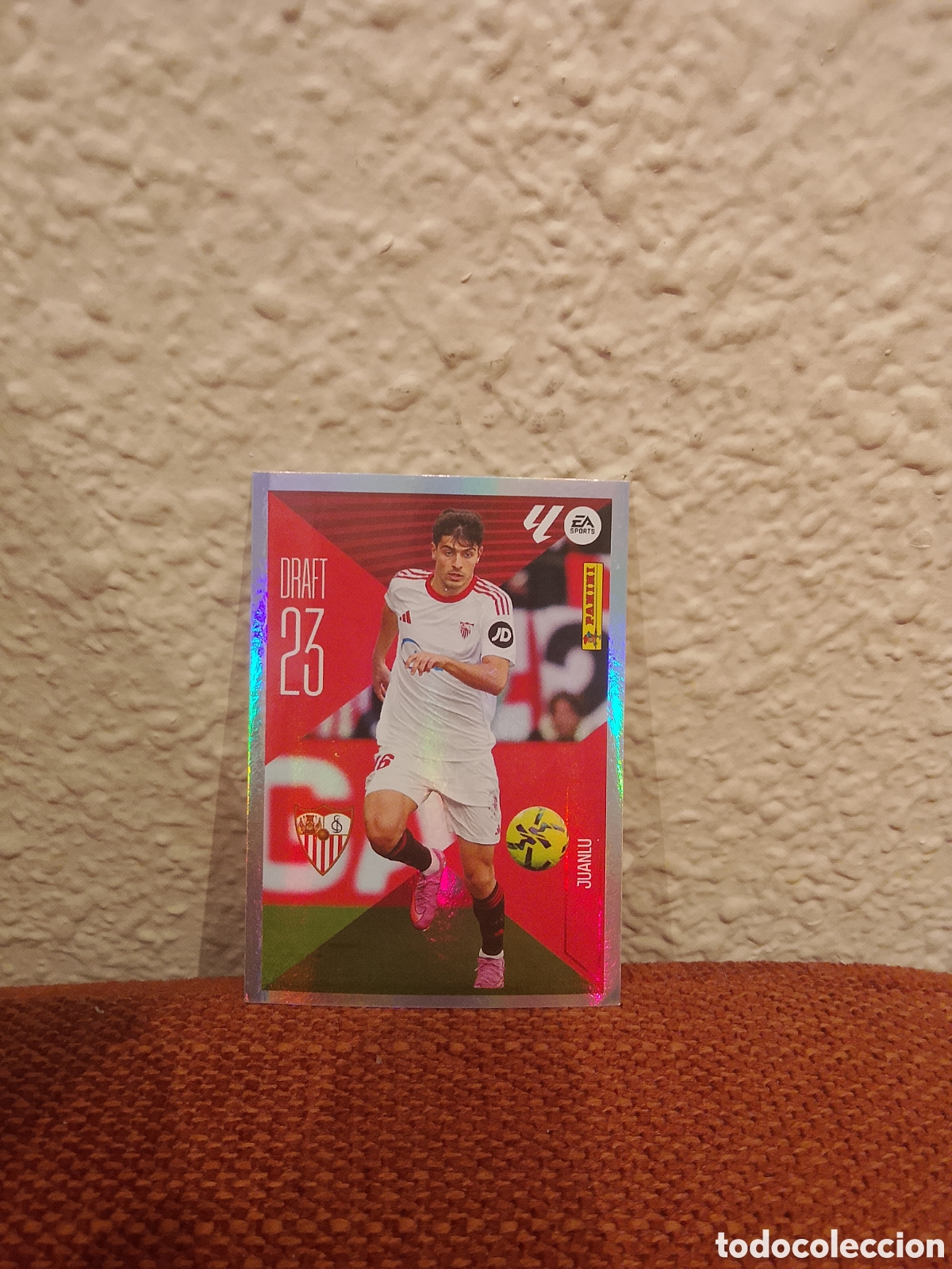 Cromos de f&uacute;tbol: Juanlu Sevilla 14 draft 23 La Liga Este 26/27 2026 2027