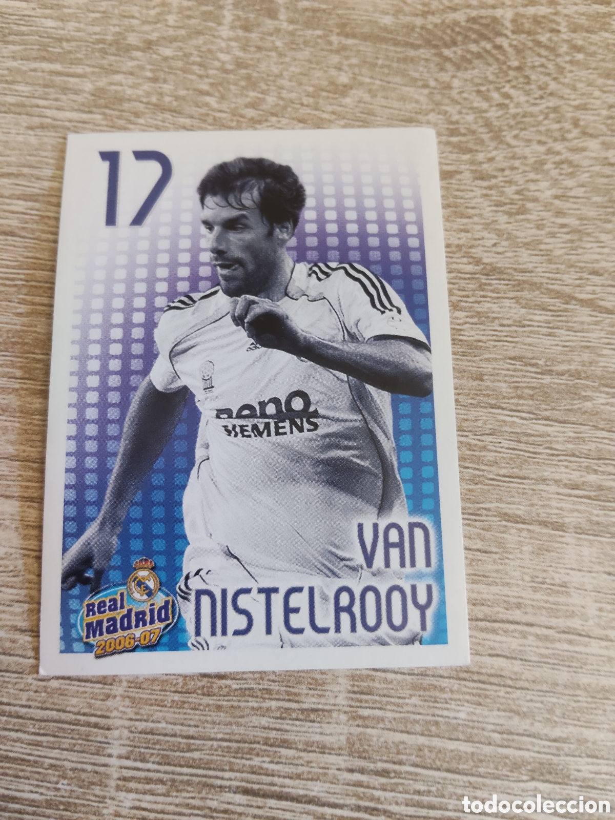 Cromos de f&uacute;tbol: Panini Real Madrid liga 2006 2007 06 07 156 Van Nistelrooy