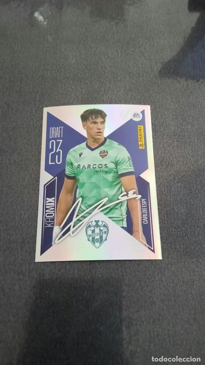 Figurine di Calcio: Carlos Espi Laliga Draft Kromix 4 Levante Ediciones Liga este 26 27 2026 2027