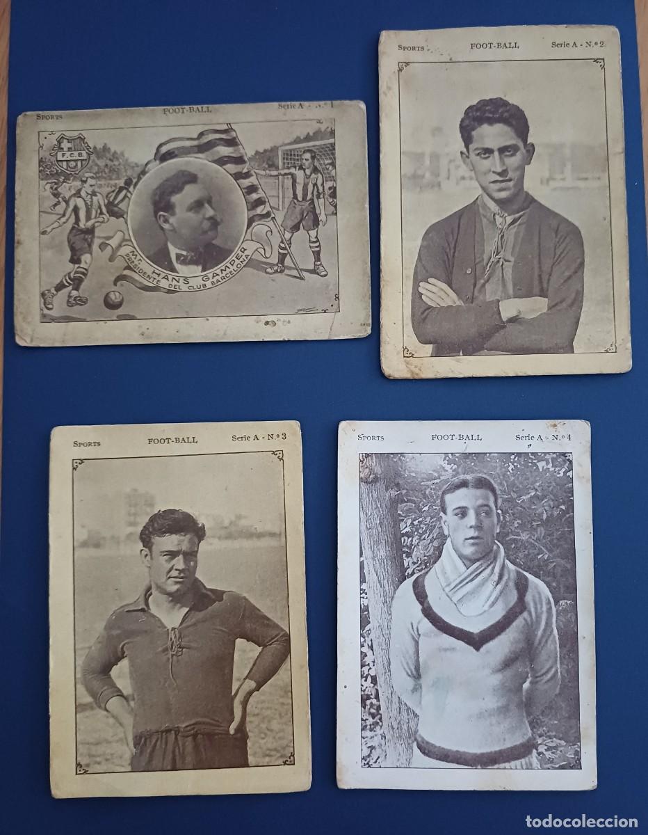 Figurine di Calcio: CROMOS SPORTS FOOT-BALL, GAMPER, ALCANTARA, ZAMORA, ETC. JUNCOSA