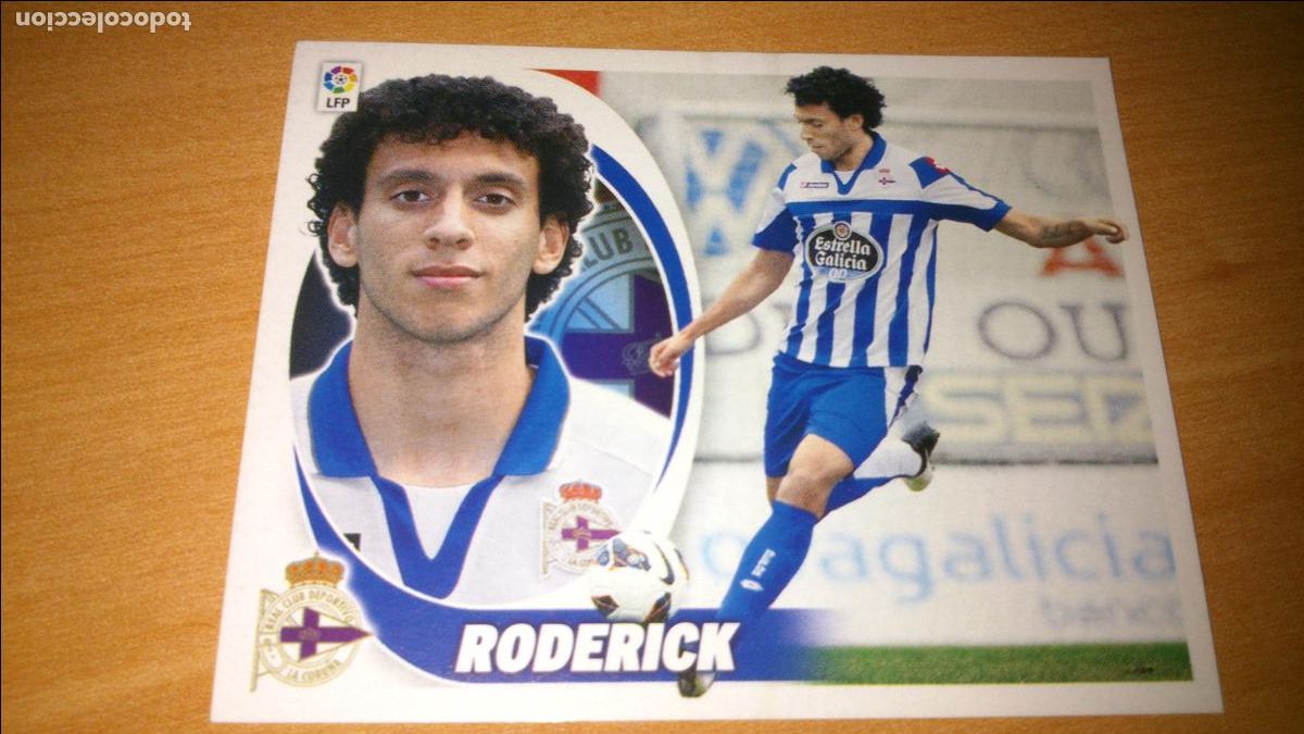 Cromos de f&uacute;tbol: TEMPORADA 2012 2013 12 13 FICHAJE N&ordm; 18 RODERICK DEPORTIVO DE LA CORU&Ntilde;A NUEVO SIN PEGAR