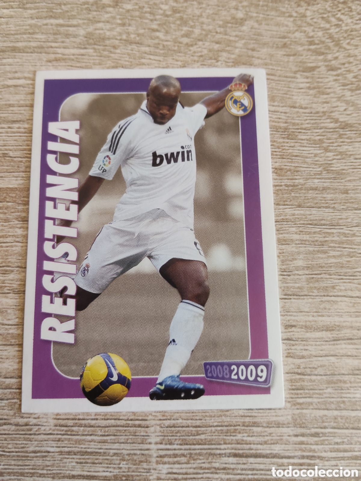 Cromos de f&uacute;tbol: Panini Real Madrid liga 2008 2009 08 09 91 Lass