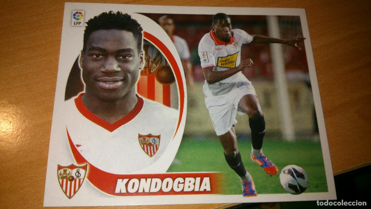 Cromos de f&uacute;tbol: TEMPORADA 2012 2013 12 13 FICHAJE N&ordm; 20 KONDOGBIA SEVILLA NUEVO SIN PEGAR
