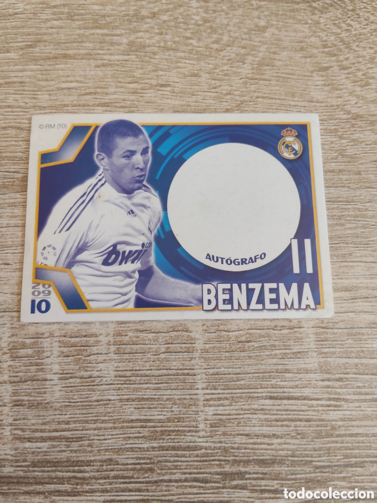 Cromos de f&uacute;tbol: Panini Real Madrid liga 2009 2010 09 10 95 Benzema