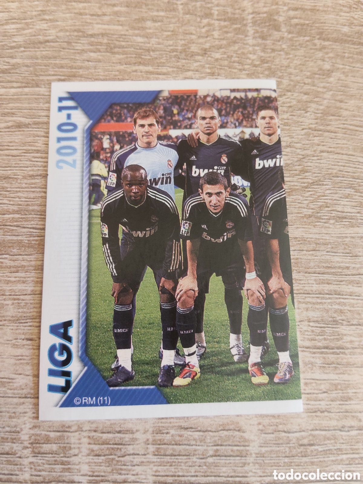 Cromos de f&uacute;tbol: Panini Real Madrid liga 2010 2011 10 11 10 alineaci&oacute;n