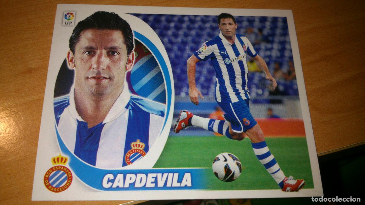 Cromos de f&uacute;tbol: TEMPORADA 2012 2013 12 13 FICHAJE N&ordm; 21 CAPDEVILA ESPA&Ntilde;OL NUEVO SIN PEGAR