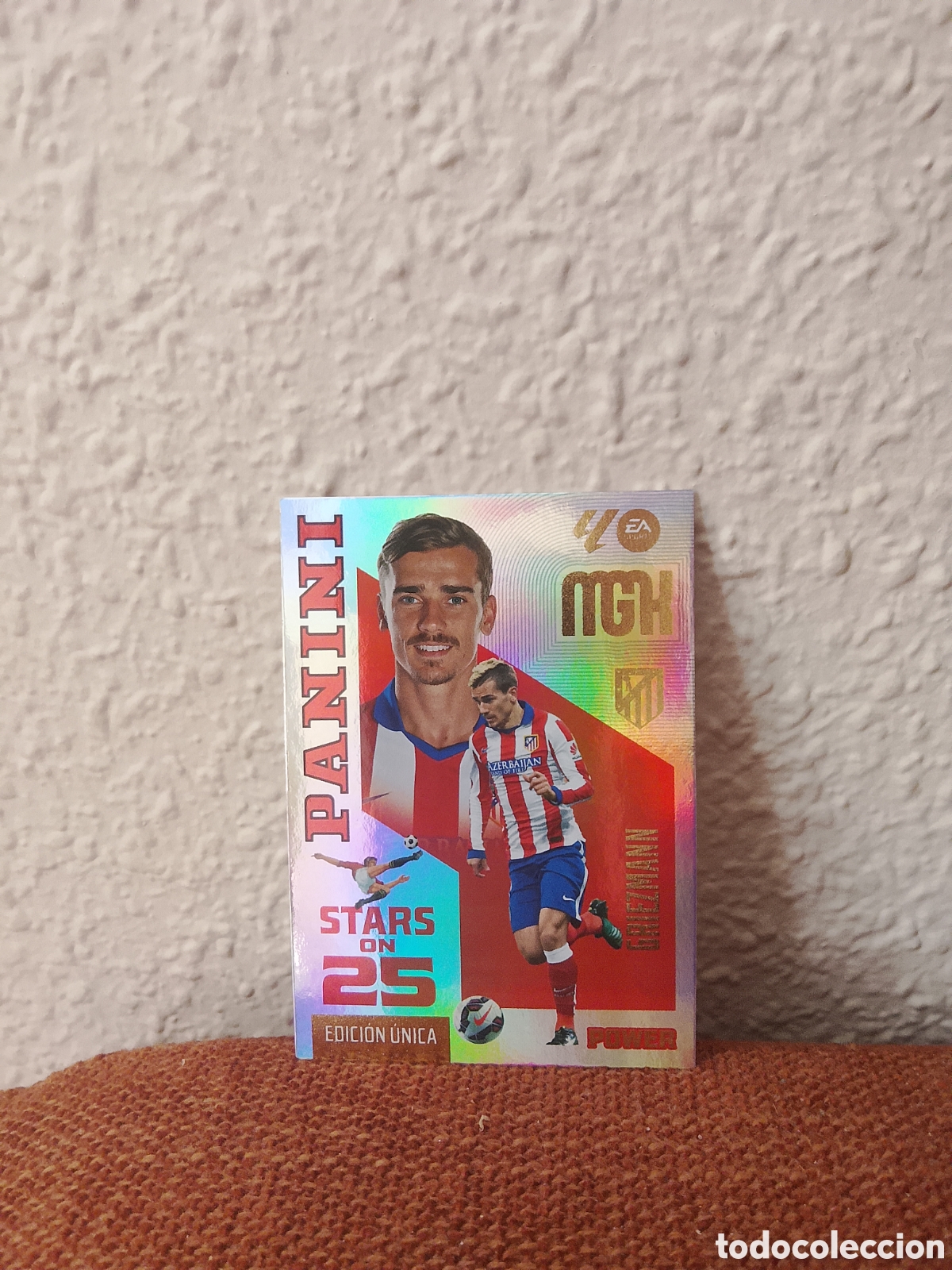 Cromos de f&uacute;tbol: Griezmann Atl&eacute;tico De Madrid stars on 25 Power 443P Megacracks 26/27 2026 2027