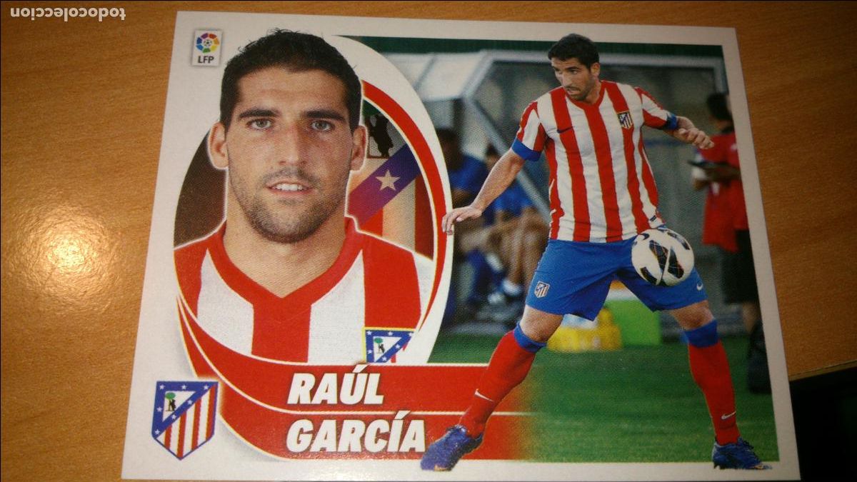 Cromos de f&uacute;tbol: TEMPORADA 2012 2013 12 13 FICHAJE N&ordm; 22 RAUL GARCIA ATLETICO DE MADRID NUEVO SIN PEGAR