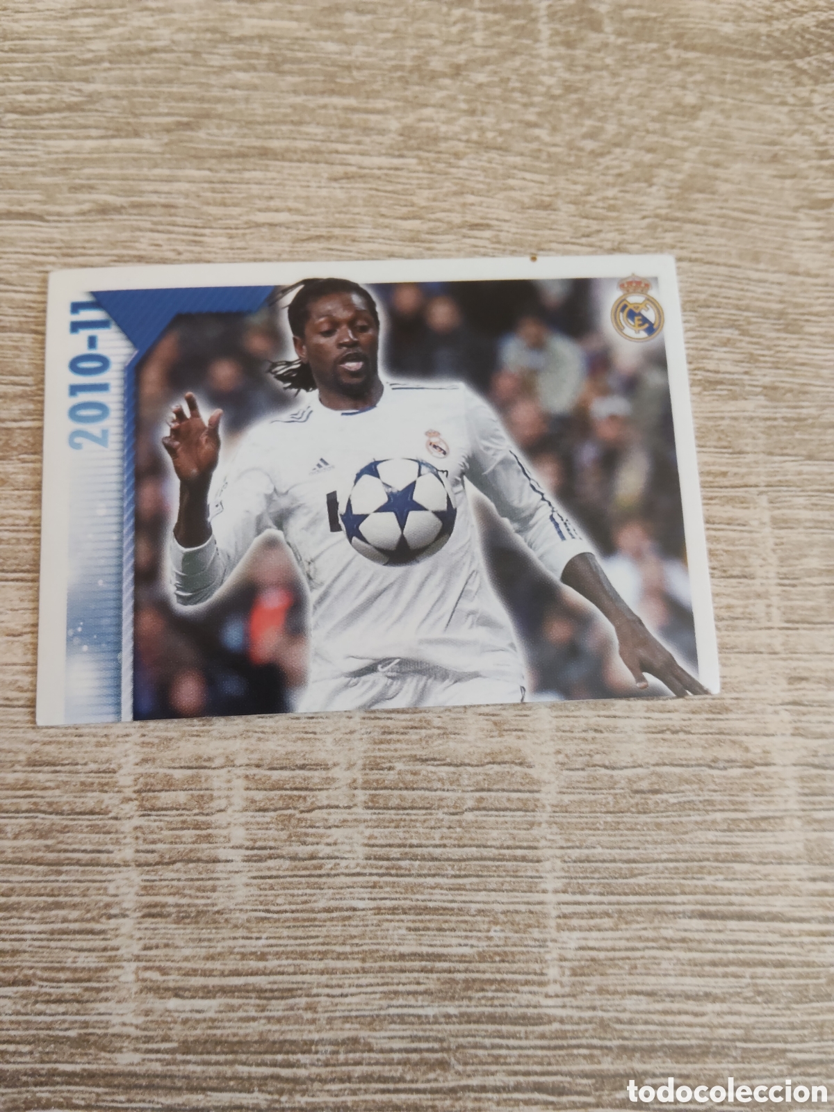 Cromos de f&uacute;tbol: Panini Real Madrid liga 2010 2011 10 11 146 Adebayor