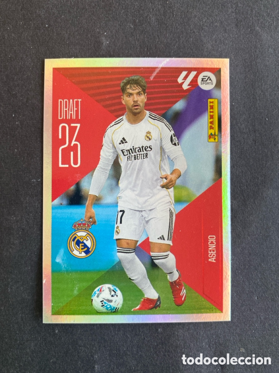 Cromos de f&uacute;tbol: Cromo liga 26/27 R Madrid N* 1 draft 23