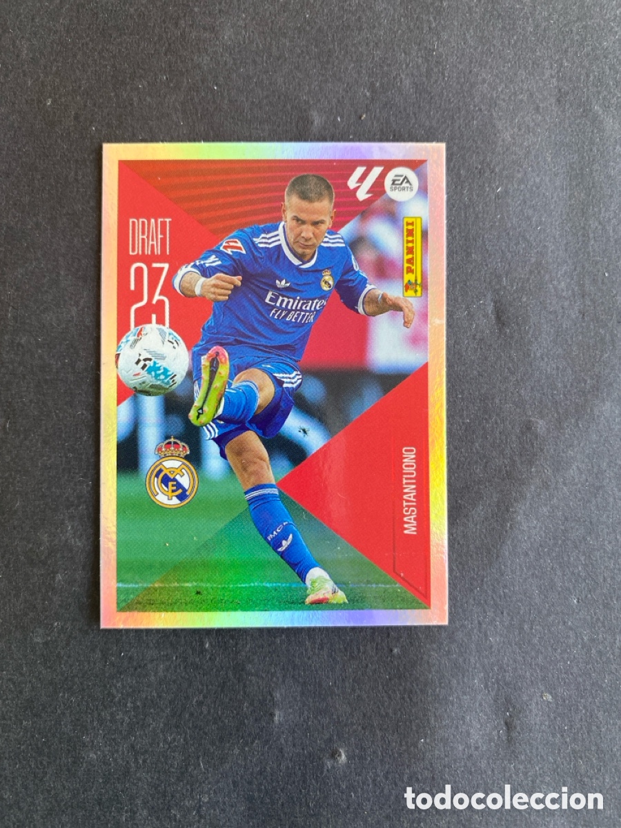 Cromos de f&uacute;tbol: Cromo liga 26/27 R Madrid N* 16 draft 23