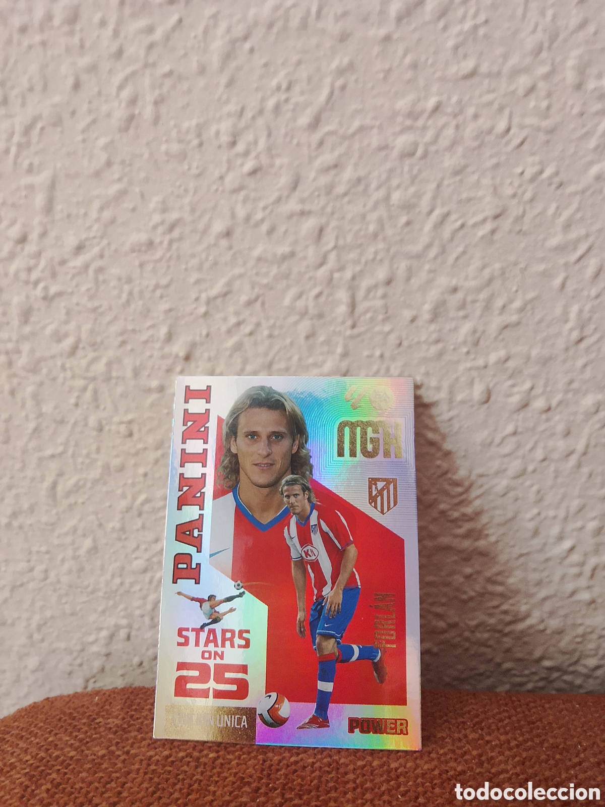 Cromos de f&uacute;tbol: Forlan Atl&eacute;tico De Madrid Stars on 25 Power 439P Megacracks 26/27 2026 2027