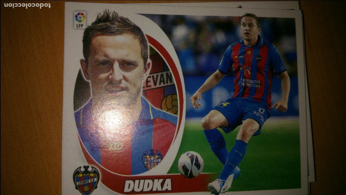Cartes &agrave; collectionner de Football: TEMPORADA 2012 2013 12 13 FICHAJE N&ordm; 39 DUDKA LEVANTE NUEVO SIN PEGAR