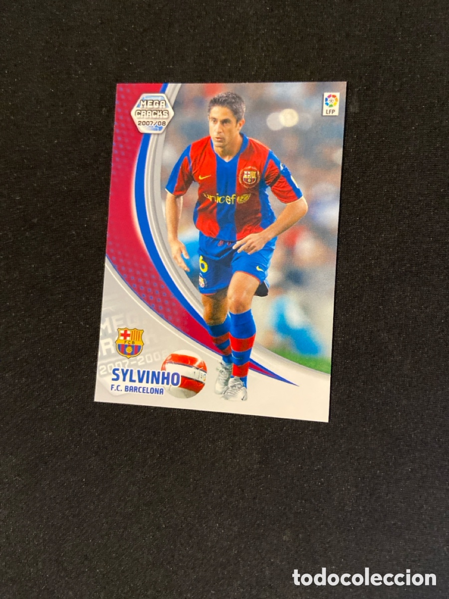 Cartes &agrave; collectionner de Football: SYLVINHO 57 BIS (BARCELONA) PANINI MEGACRACKS 2007-2008 07 08 CROMO CARTA M-3
