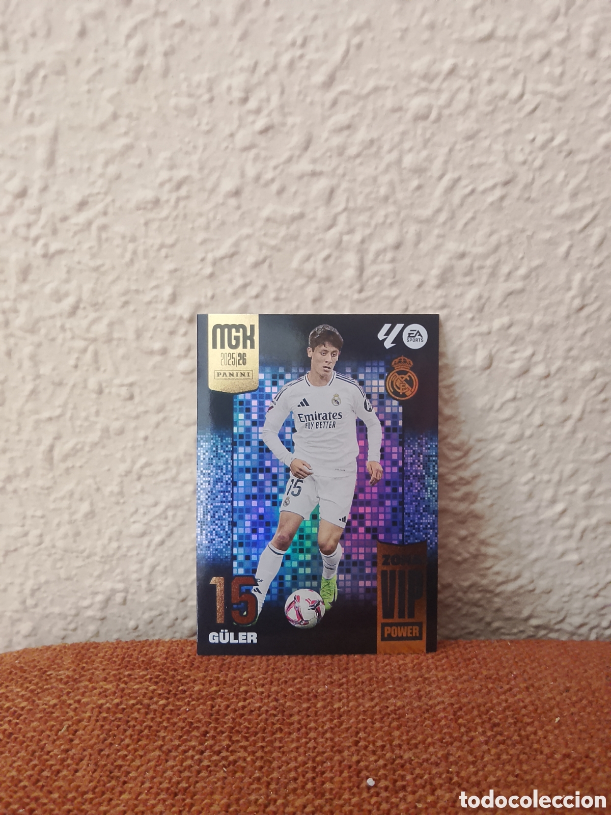 Cromos de f&uacute;tbol: Arda Guler Real Madrid Zona VIP Power P394 Megacracks 25/26 2025 2026