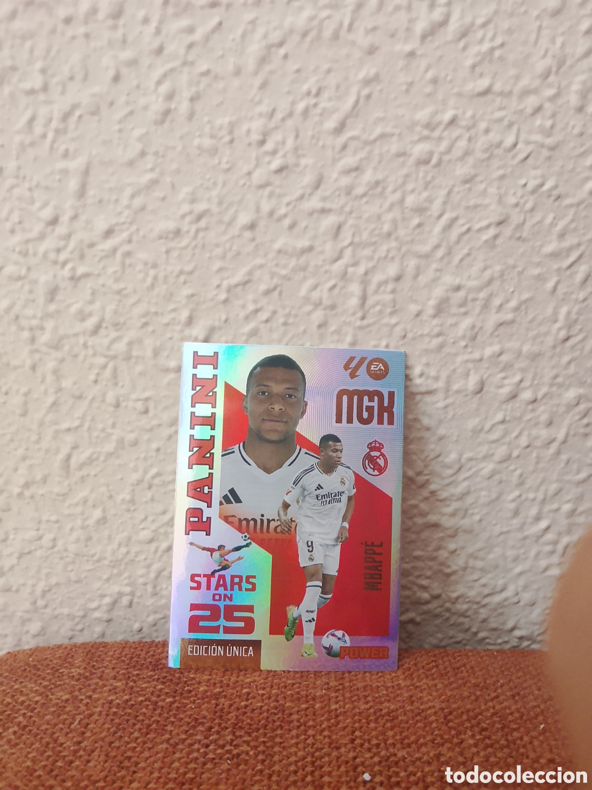 Cromos de f&uacute;tbol: Mbapp&eacute; Real Madrid Stars on 25 Power 450P Megacracks 26/27 2026 2027