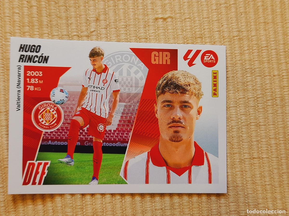 Cromos de f&uacute;tbol: CROMO 13 HUGO RINCON (ULTIMOS FICHAJES) GIRONA FC LIGA 25-26 2025 2026 &Aacute;LBUM ESTE