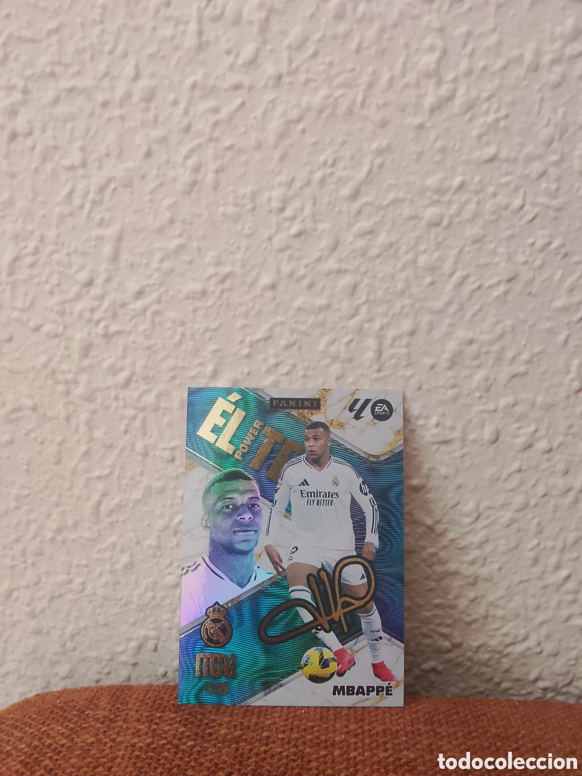 Cromos de f&uacute;tbol: Mbapp&eacute; Real Madrid Elite Power P12 megacracks 25/26 2025 2026
