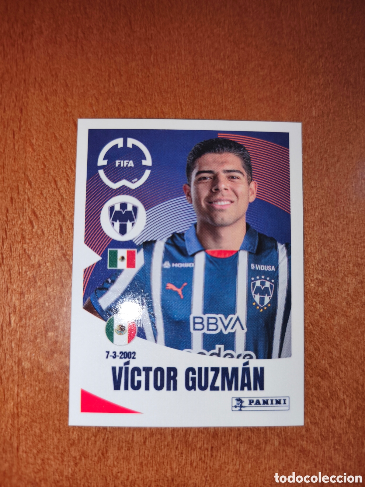 Cromos de f&uacute;tbol: V&iacute;ctor Guzm&aacute;n n&deg;301 Fifa Club World Cup 2025 Monterrey CF