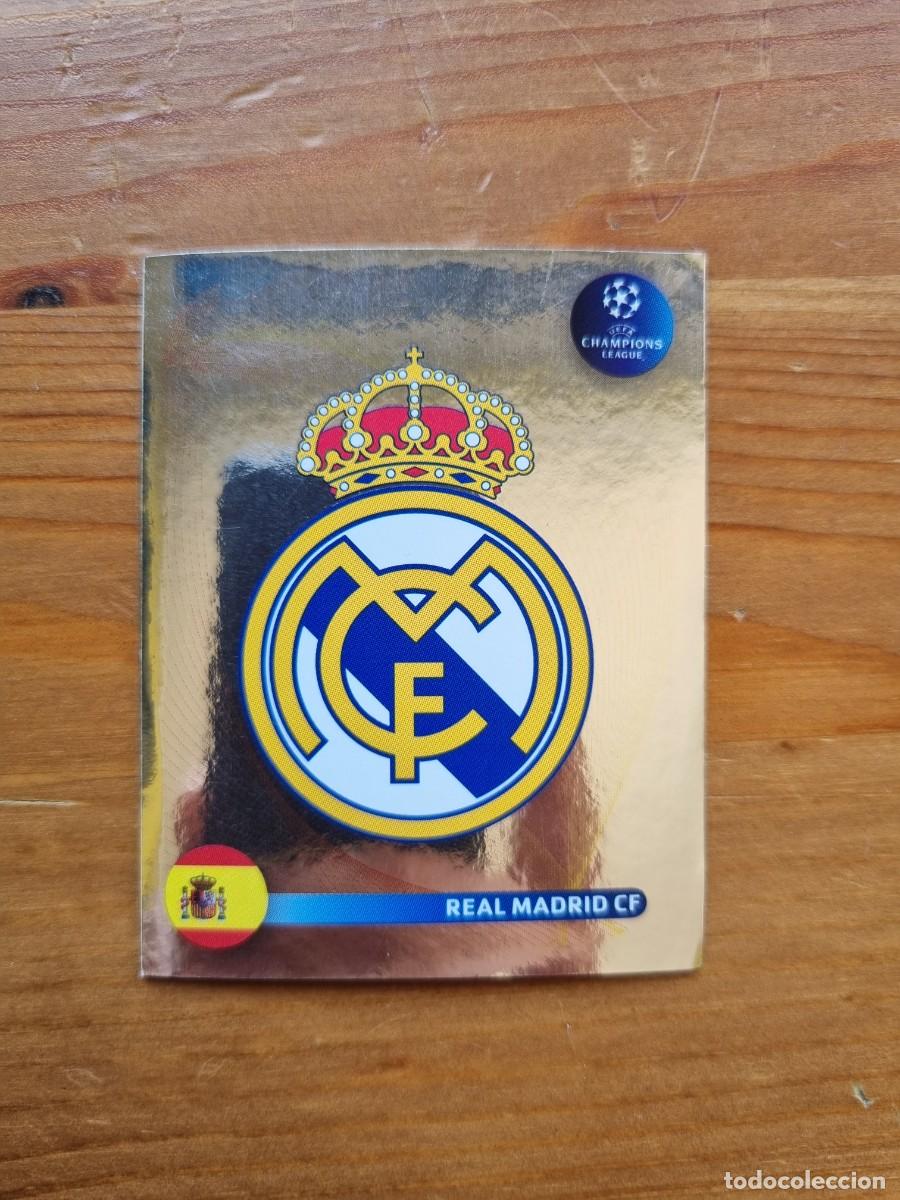 Cromos de f&uacute;tbol: 434 ESCUDO (Real Madrid CF). UEFA Champions League 2008 2009 08 09 (Panini)