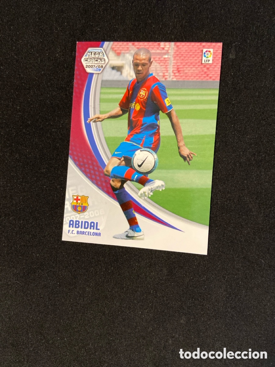 Cromos de f&uacute;tbol: ABIDAL 62 (BARCELONA) MEGA