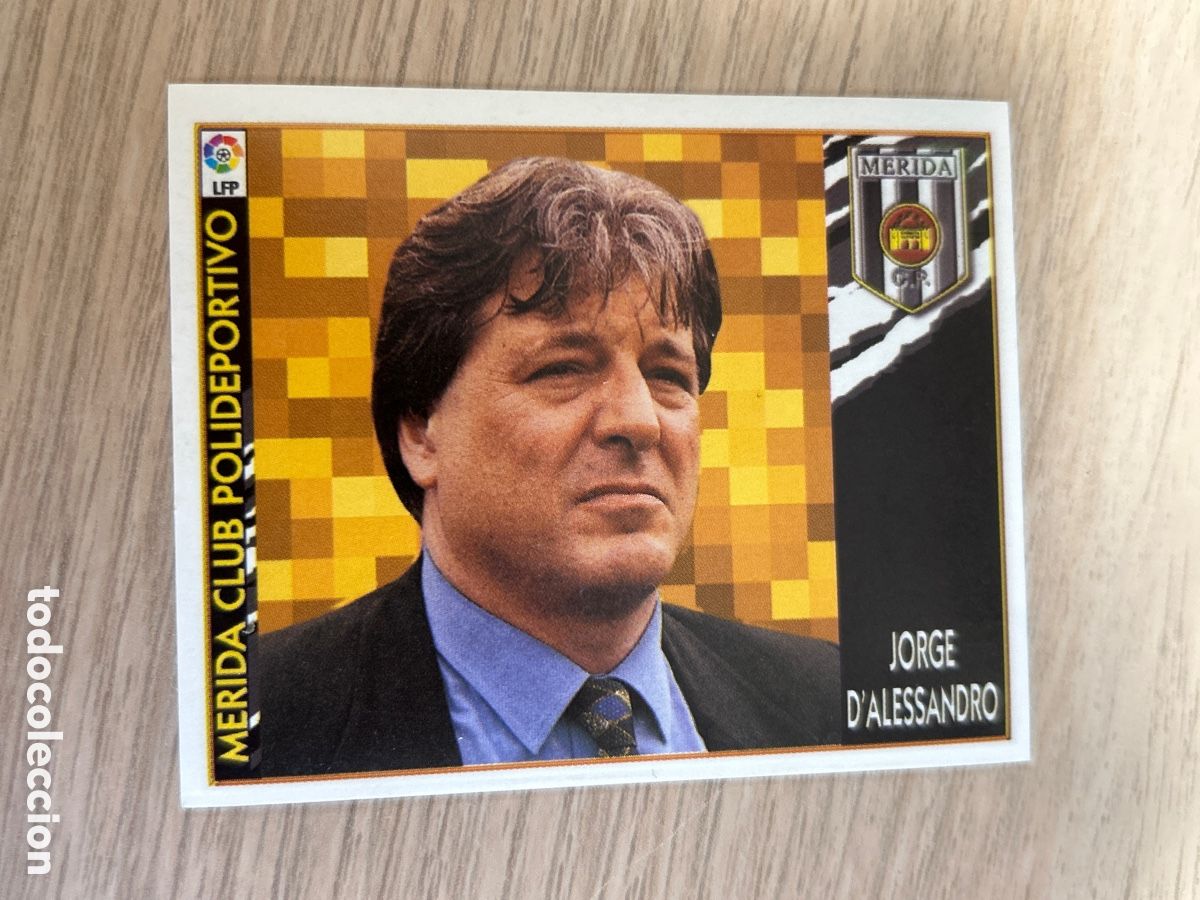 Figurine di Calcio: JORGE D ALESSANDRO MERIDA LIGA ESTE 1997 1998 97 98 NUNCA PEGADO SIN PEGAR