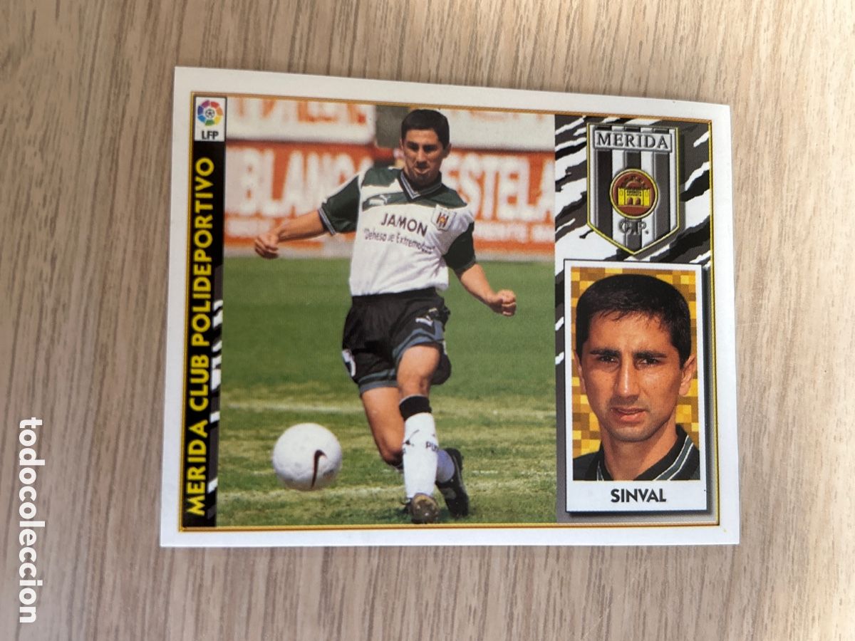 Cromos de Futebol: SINVAL MERIDA LIGA ESTE 1997 1998 97 98 NUNCA PEGADO SIN PEGAR