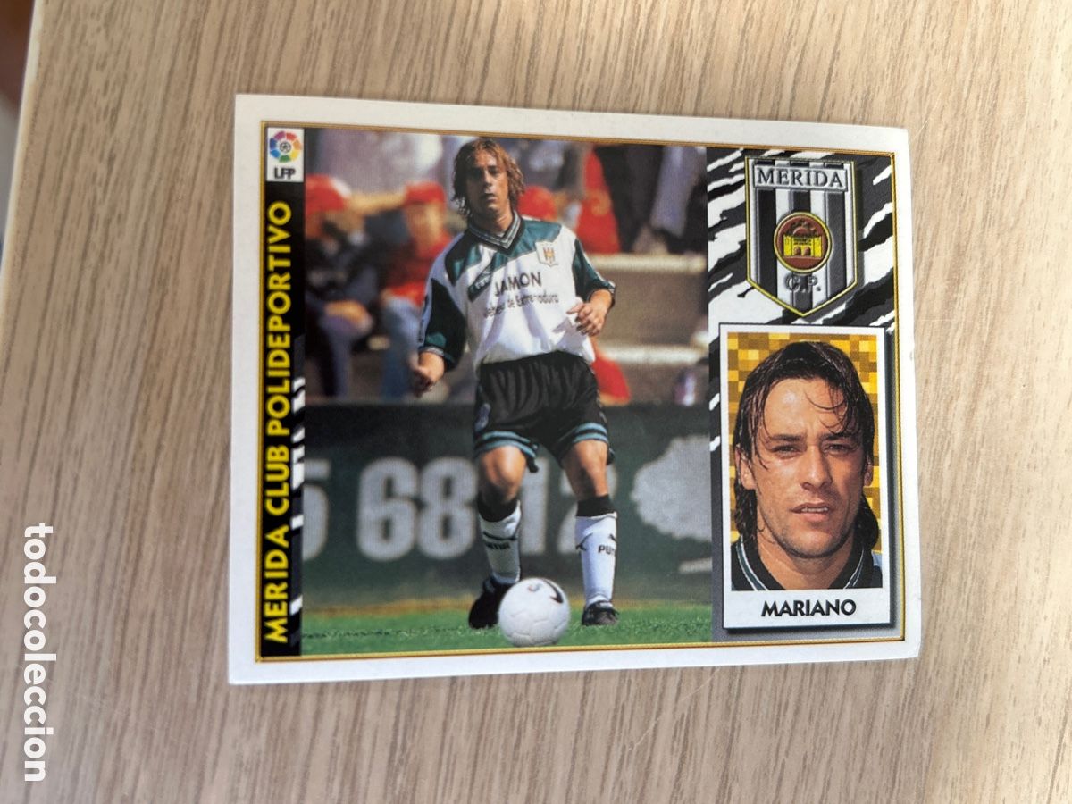 Cromos de Futebol: MARIANO MERIDA LIGA ESTE 1997 1998 97 98 NUNCA PEGADO SIN PEGAR