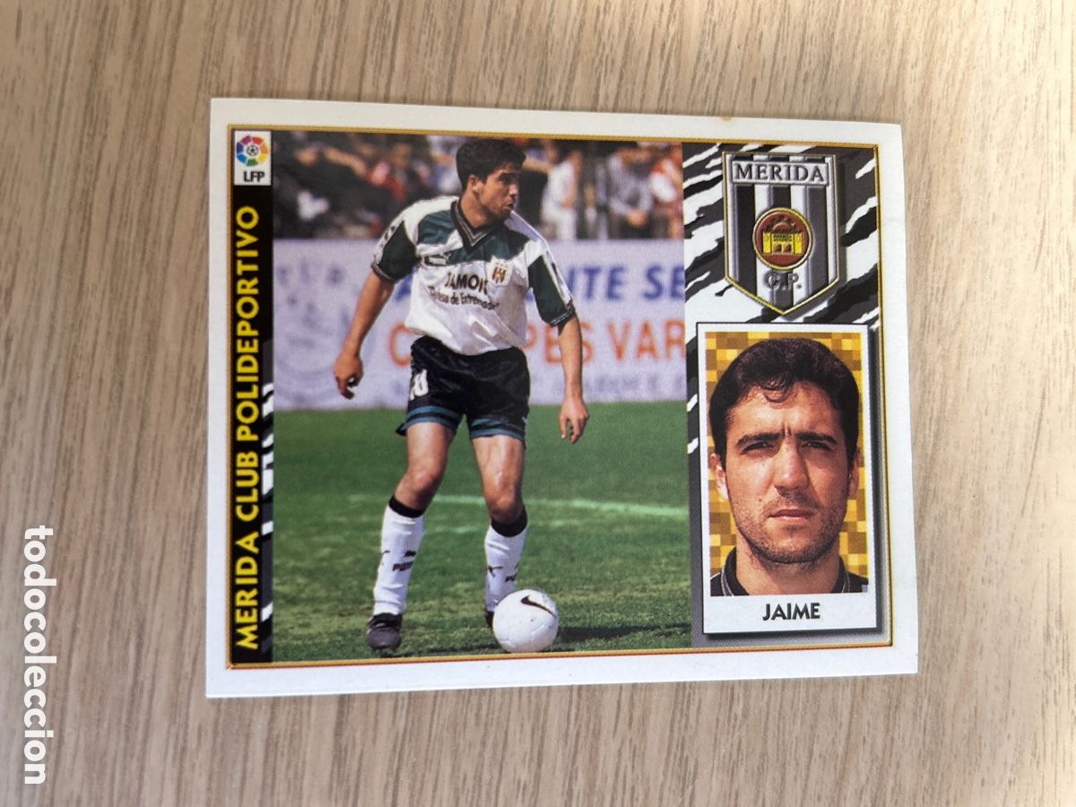 Cromos de Futebol: JAIME MERIDA LIGA ESTE 1997 1998 97 98 NUNCA PEGADO SIN PEGAR