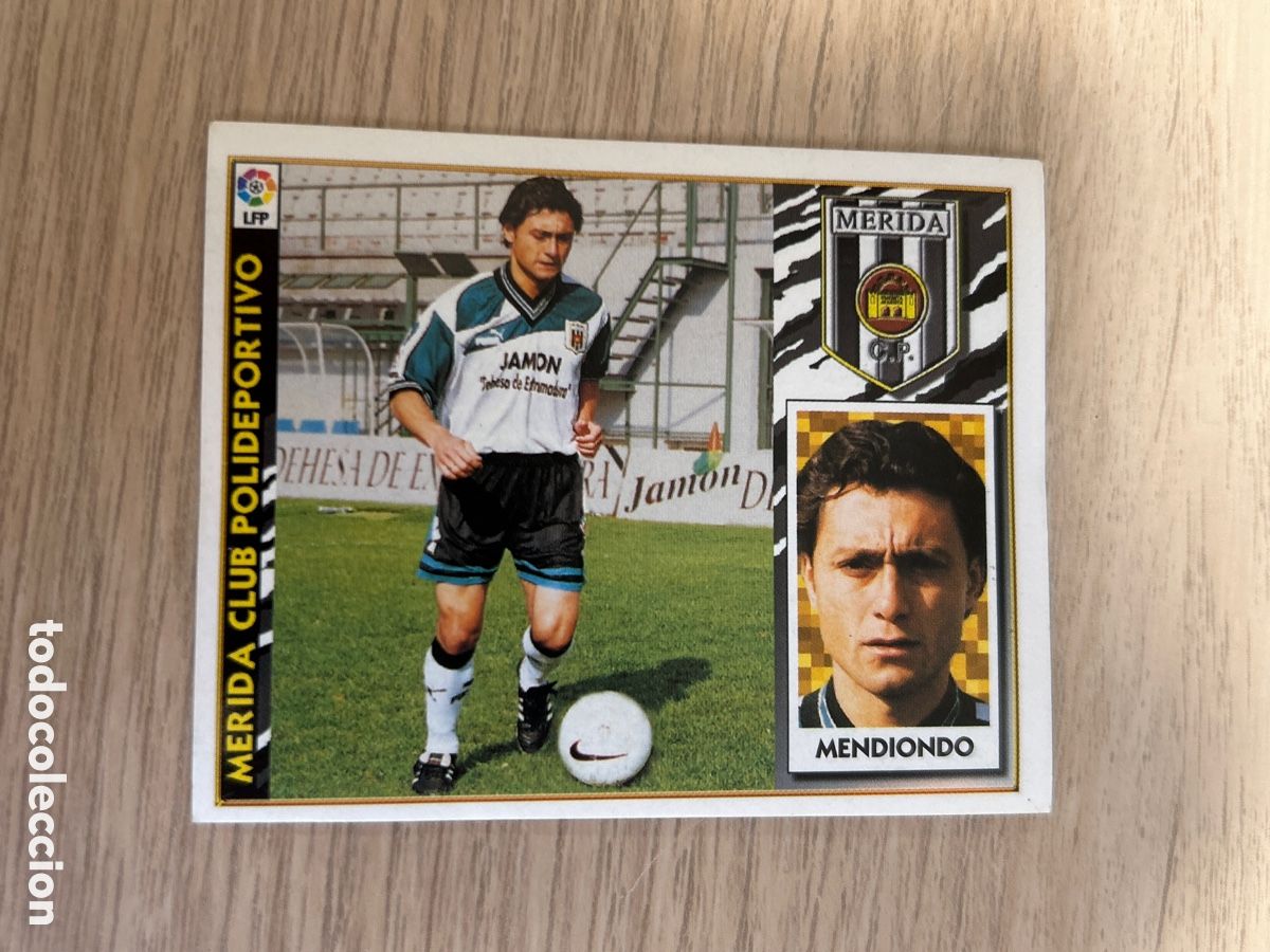 Cromos de Futebol: MENDIONDO MERIDA LIGA ESTE 1997 1998 97 98 NUNCA PEGADO SIN PEGAR
