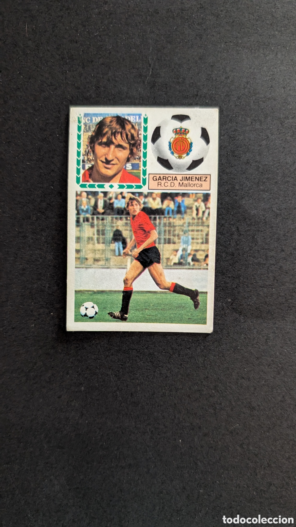Figurine di Calcio: L1 GARCIA JIMENEZ MALLORCA FICHAJE 18 LIGA ESTE 1983/84 83 84 DESPEGADO
