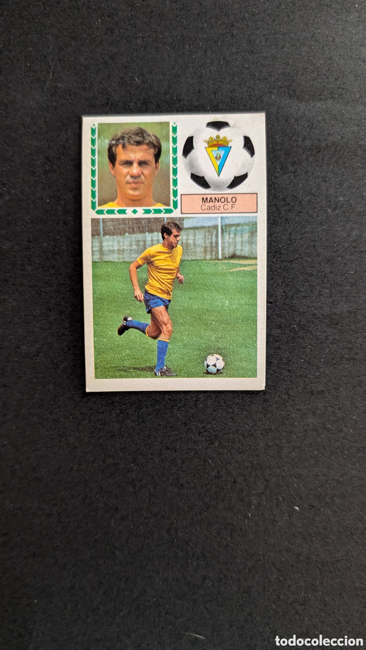 Figurine di Calcio: L1 MANOLO CADIZ FICHAJE 21 VERSION LIGA ESTE 1983/84 83 84 DESPEGADO
