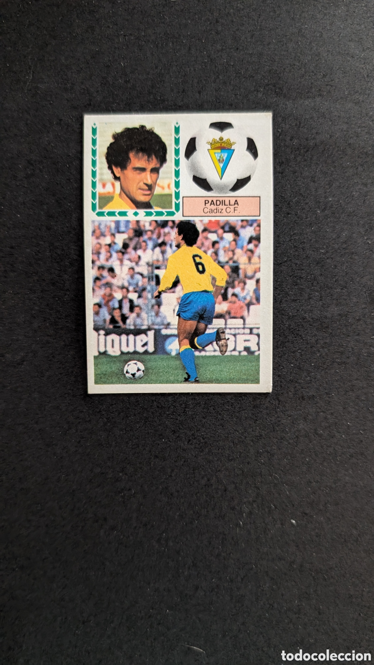 Figurine di Calcio: L1 PADILLA CADIZ FICHAJE 22 VERSION LIGA ESTE 1983/84 83 84 DESPEGADO