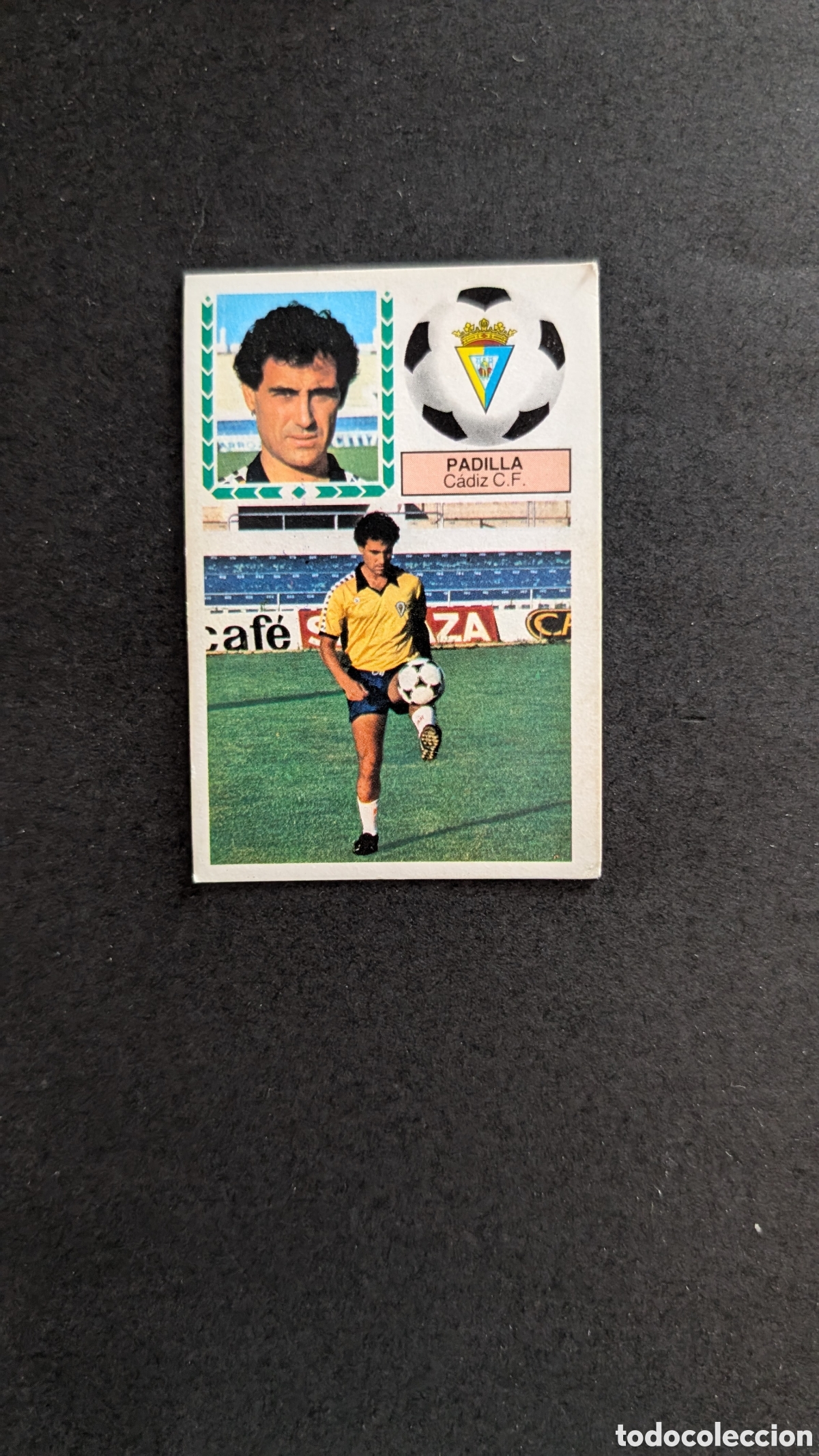 Figurine di Calcio: L1 PADILLA CADIZ FICHAJE 22 VERSION LIGA ESTE 1983/84 83 84 DESPEGADO