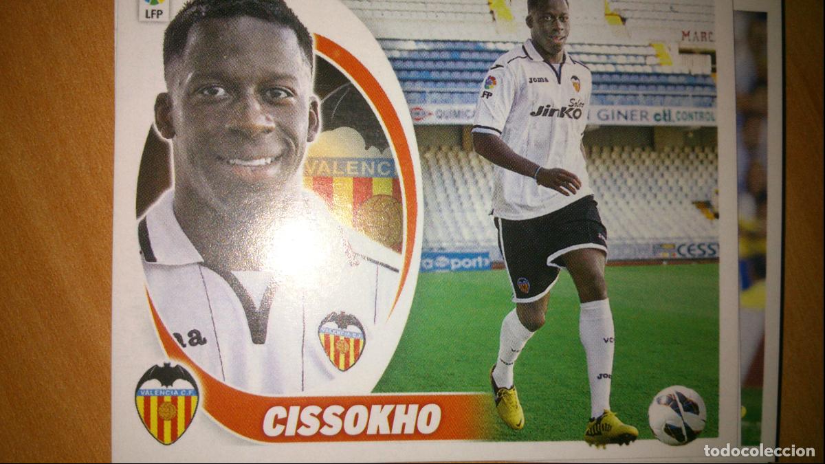 Cromos de f&uacute;tbol: TEMPORADA 2012 2013 12 13 FICHAJE N&ordm; 42 CISSOKHO VALENCIA NUEVO SIN PEGAR