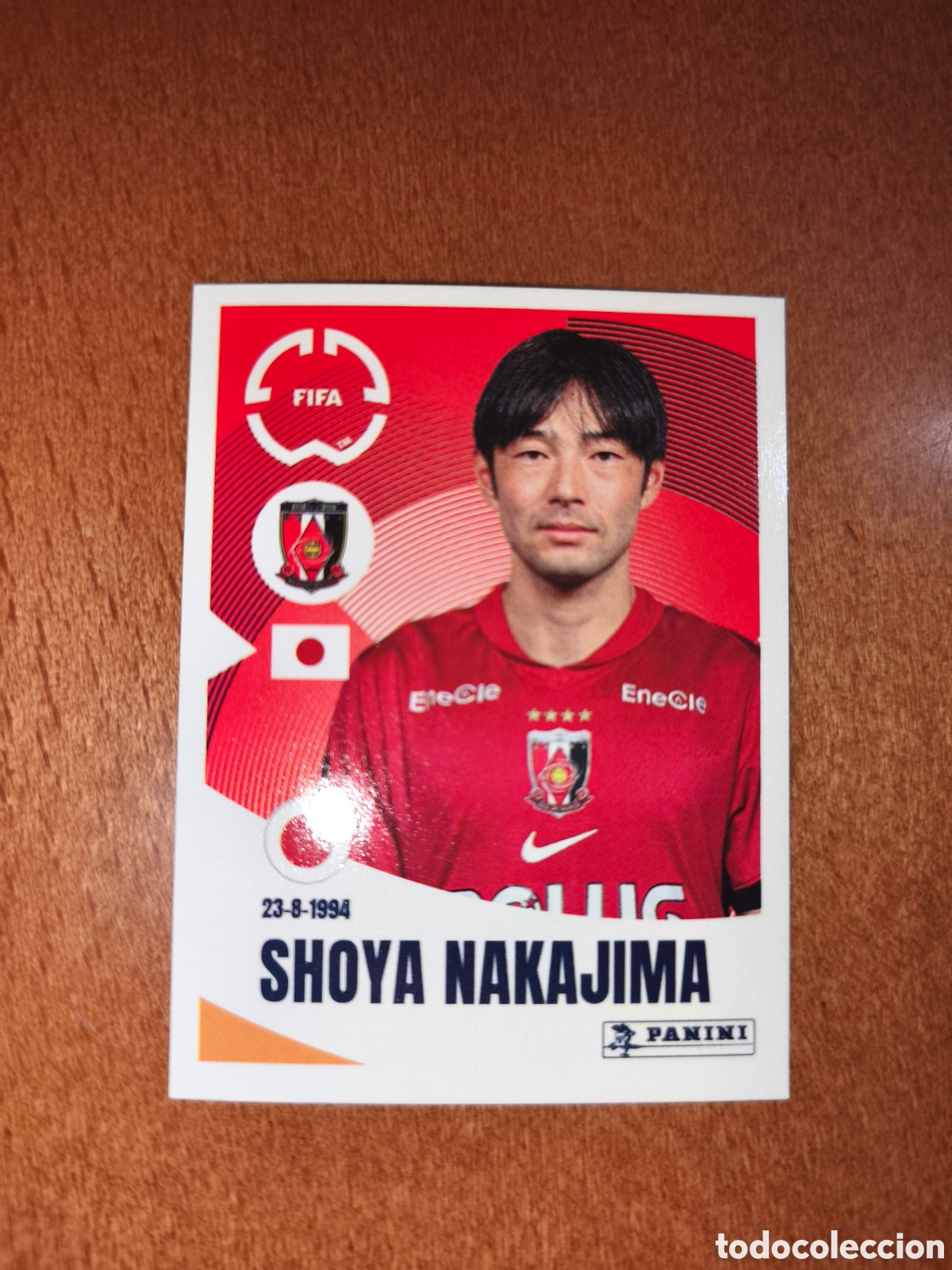 Cromos de f&uacute;tbol: Shoya Nakajima n&deg;291 Fifa Club World Cup 2025 Urawa Red Diamonds