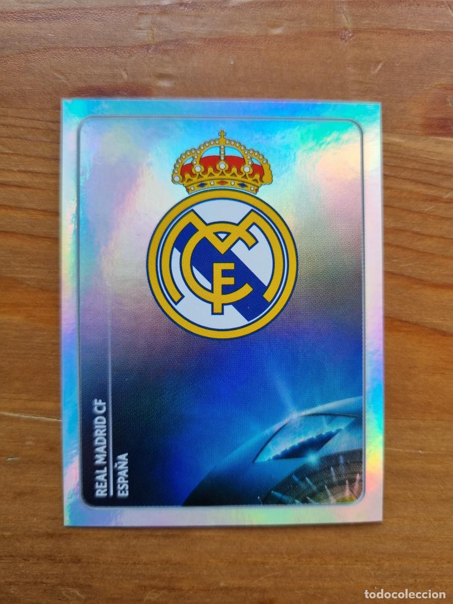 Cromos de f&uacute;tbol: 209 ESCUDO (Real Madrid CF). UEFA Champions League 2011 2012 11 12 (Panini)